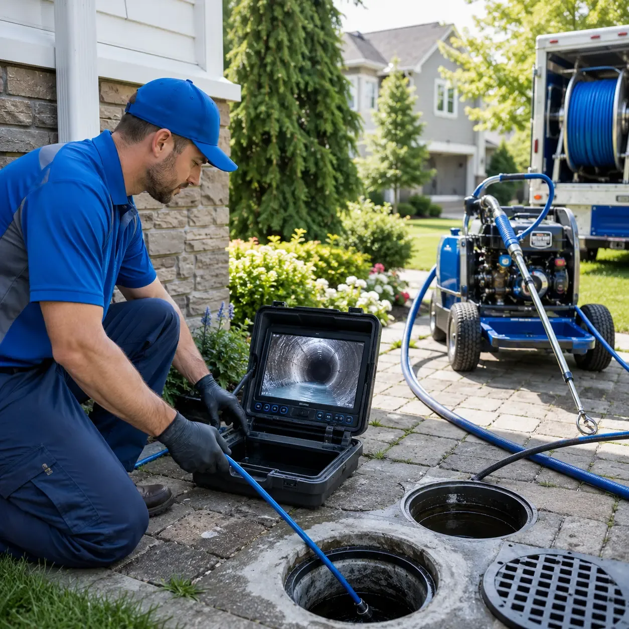 Outdoor drain cleaning professionals serving Bland, VA